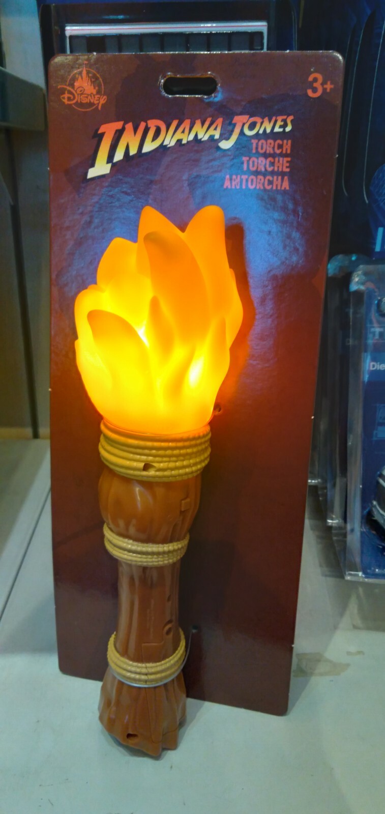 2021 Disney Parks Indiana Jones Light Up Torch New