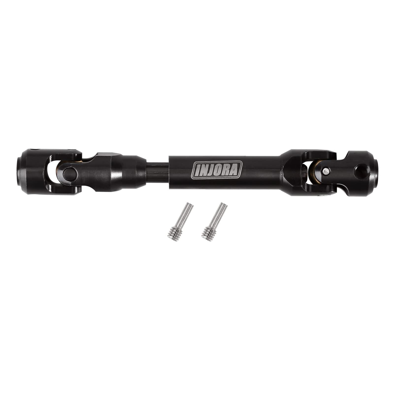 INJORA Steel Heavy-Duty Drive Shaft for 1/10 RC Car Crawler 94-119mm, Black INJORA Steel Heavy-Duty Drive Shaft for 1/10 RC Car Crawler 94-119mm, Black
