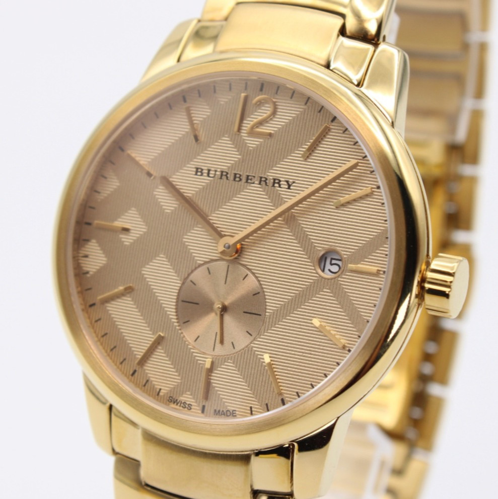 BURBERRY THE CLASSIC BU10006 Men's Yellow Gold Watch