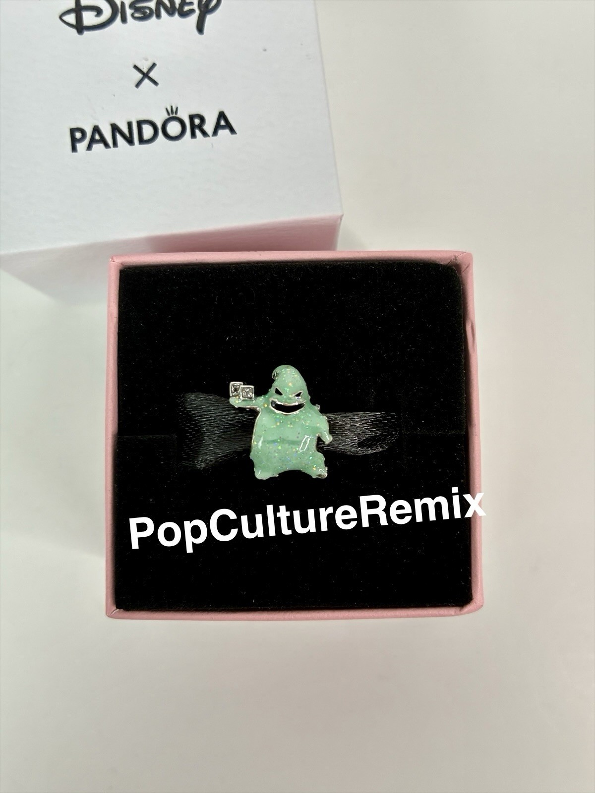 Disney Parks Nightmare Before Christmas Oogie Boogie GITD Pandora Charm Disney Parks Nightmare Before Christmas Oogie Boogie GITD Pandora Charm