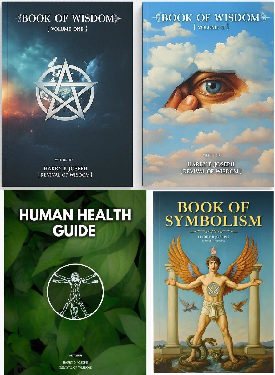 Book of Wisdom Volumes 1, 2, Book of Symbolism & Human Health Guide 4 books USA Book of Wisdom Volumes 1, 2, Book of Symbolism & Human Health Guide 4 books USA