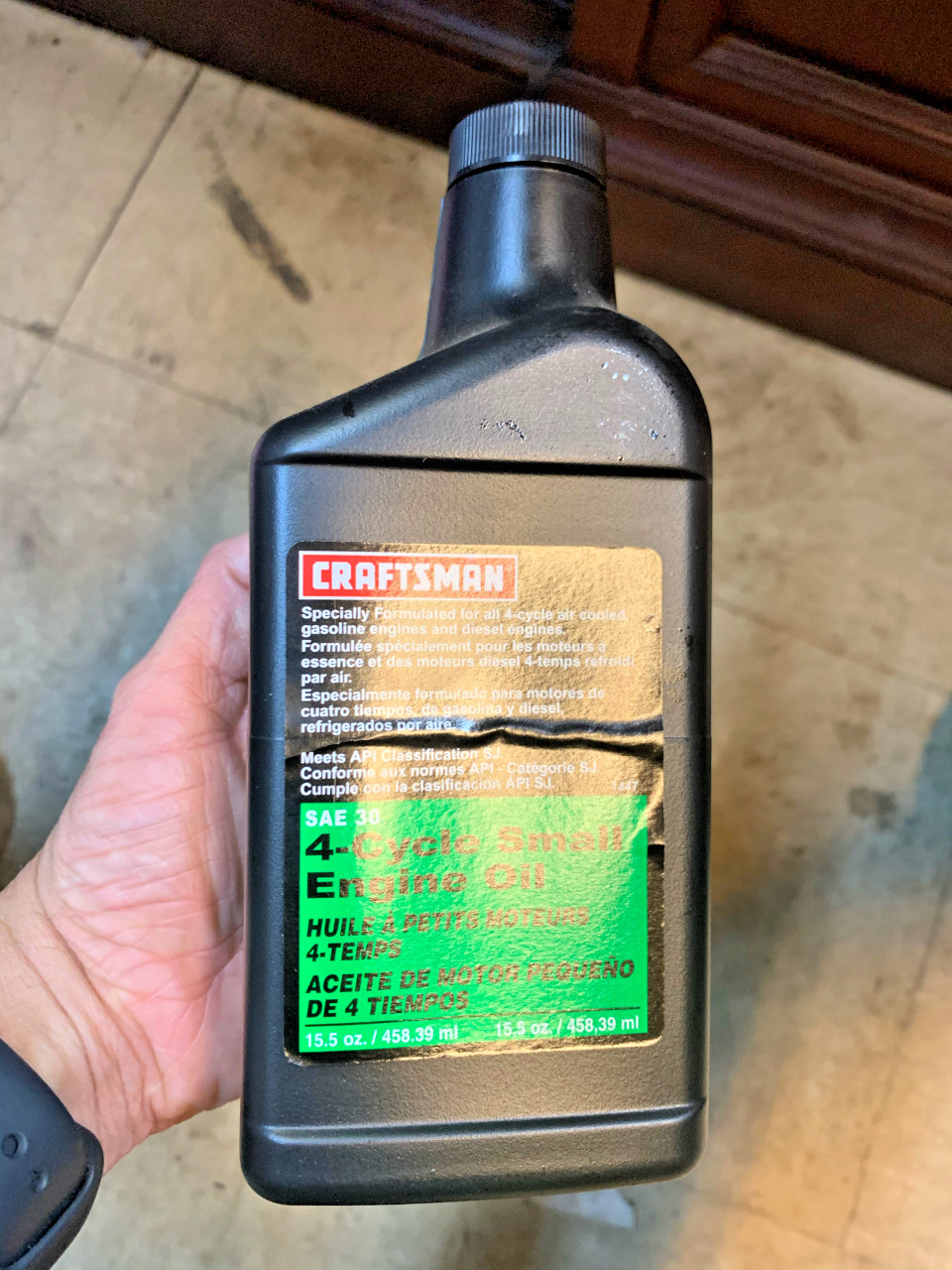 4PK CRAFTSMAN ELITE 4-CYCLE ENGINE MOTOR OIL 15.5oz BOTTLES BRIGGS KOHLER HONDA