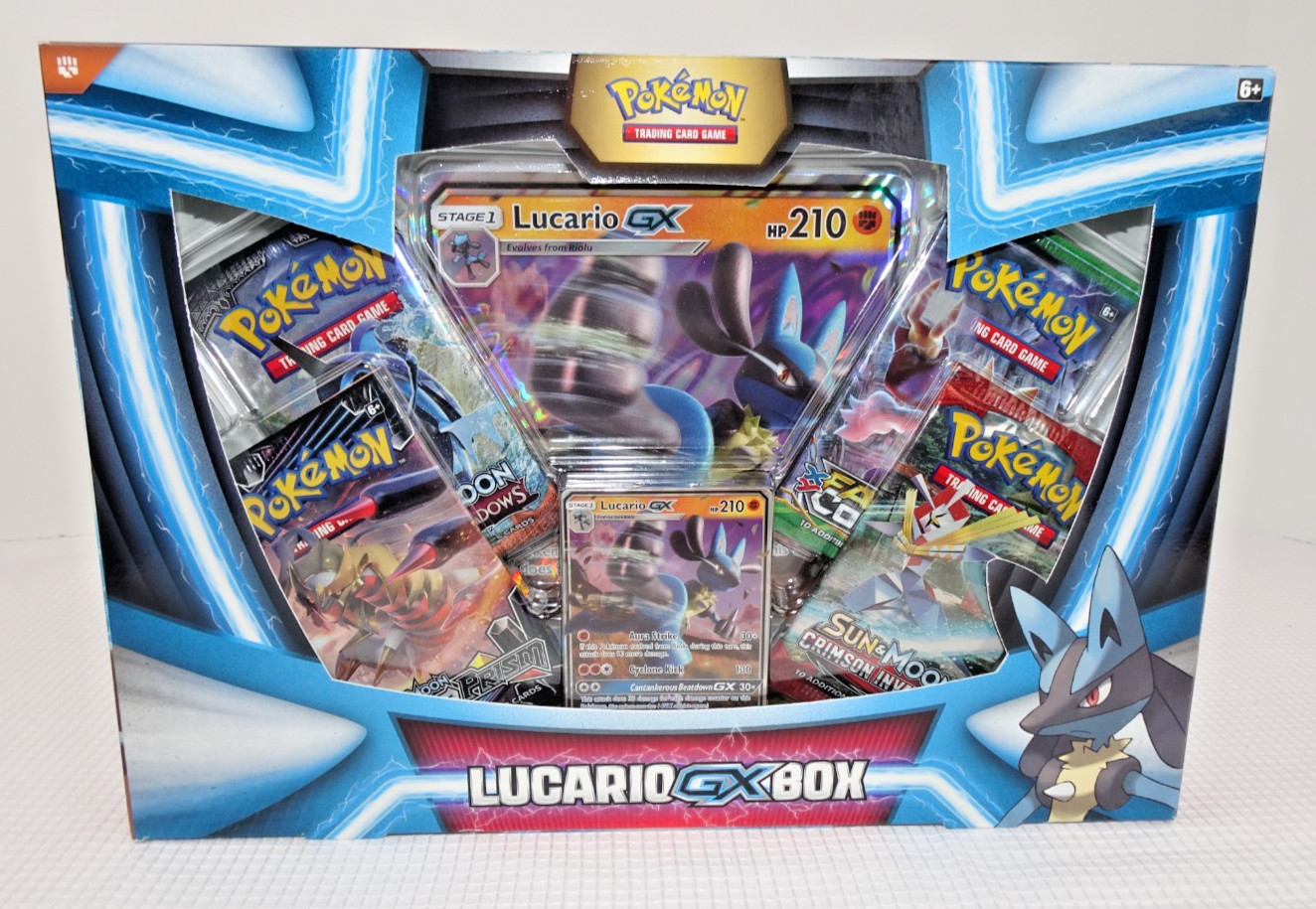 Pokemon TCG Lucario GX Box Sealed 2018 New *EXACT ITEM* Pokemon TCG Lucario GX Box Sealed 2018 New *EXACT ITEM*