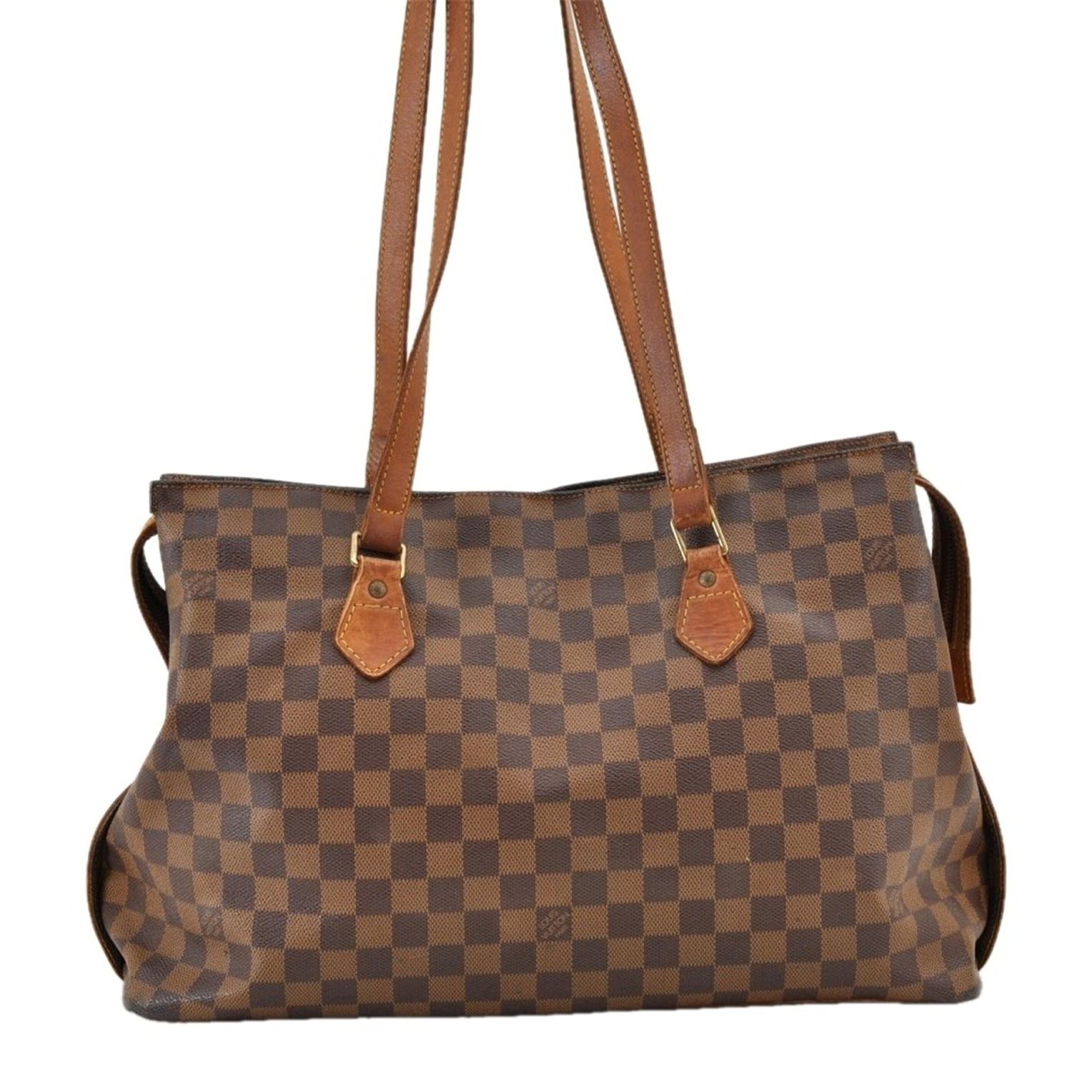 Authentic Louis Vuitton Damier Columbine 100 ANS Shoulder Bag N99037 LV AD029 Authentic Louis Vuitton Damier Columbine 100 ANS Shoulder Bag N99037 LV AD029