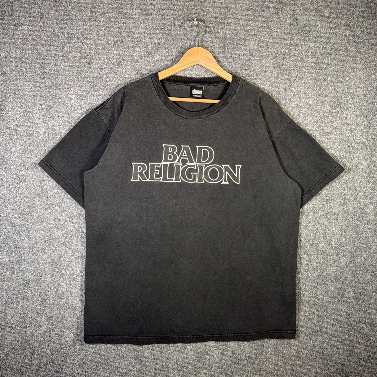 Vintage Bad Religion Shirt Mens XL Black 90s Punk Rock Band Tee Faded 1999 Music Vintage Bad Religion Shirt Mens XL Black 90s Punk Rock Band Tee Faded 1999 Music