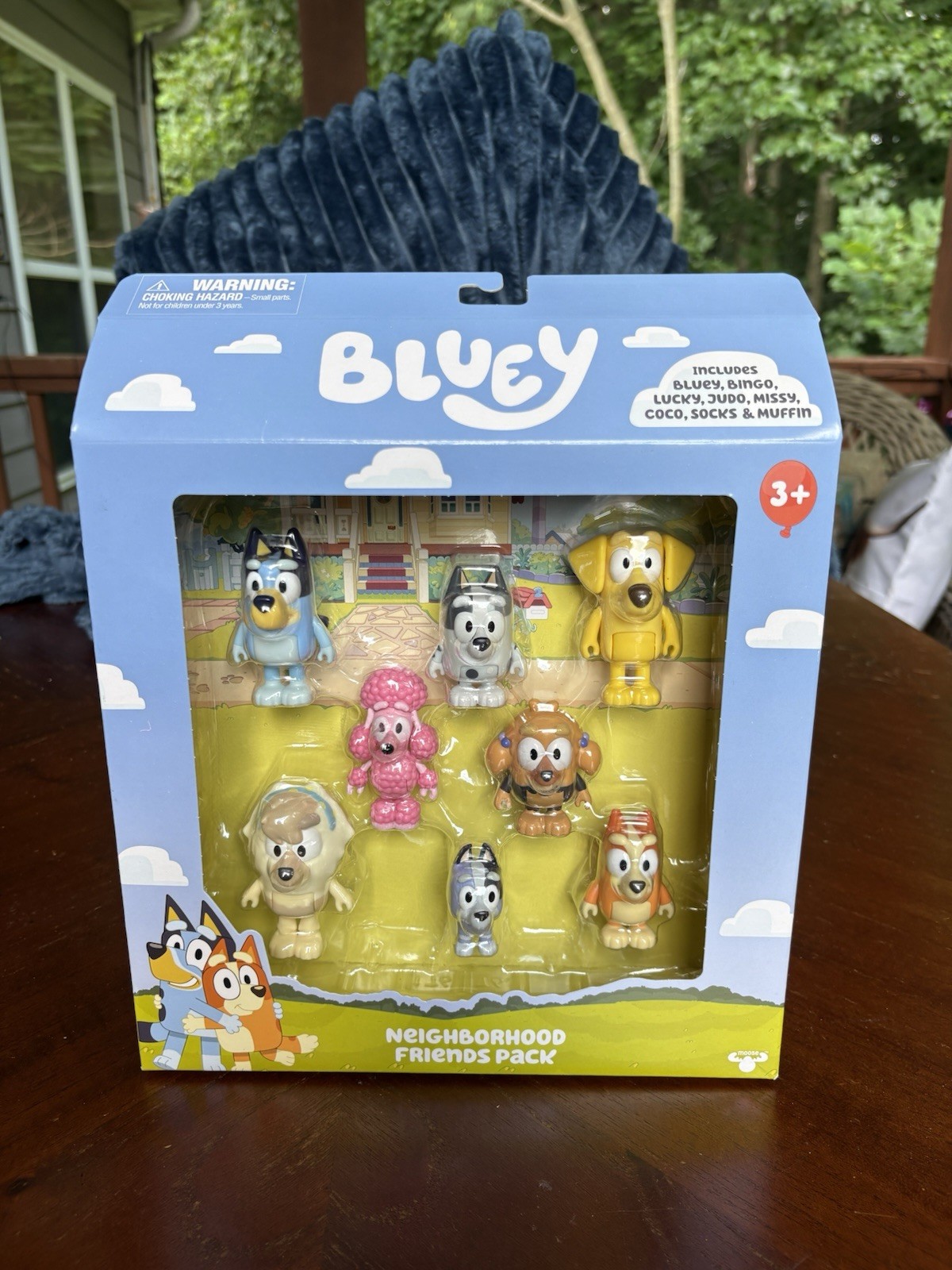 BLUEY Neighborhood Friends 8 Pack Bingo Lucky Judo Missy Coco Socks Muffin NIB BLUEY Neighborhood Friends 8 Pack Bingo Lucky Judo Missy Coco Socks Muffin NIB