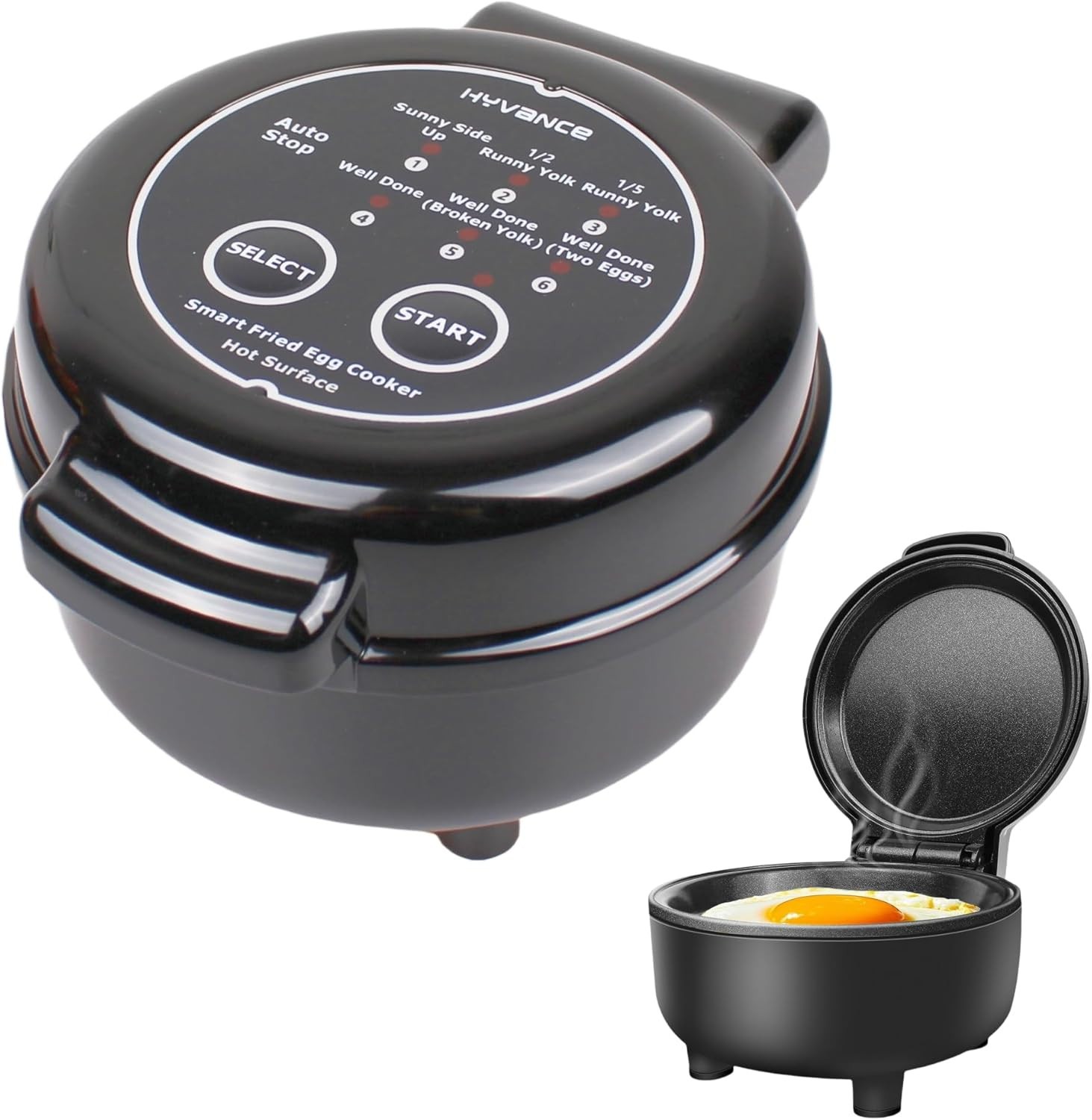 Hyvance Smart Fried Egg Cooker, Automatic Fried Egg Maker for 6 Features like Su