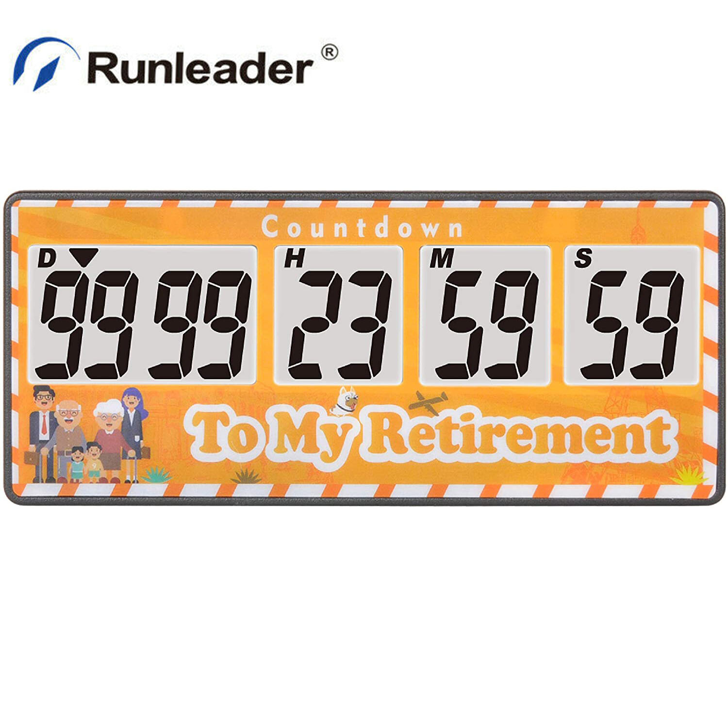 9999 Days Retirement Timer Clock Count-up/down Alarm for All of the Big Events 9999 Days Retirement Timer Clock Count-up/down Alarm for All of the Big Events