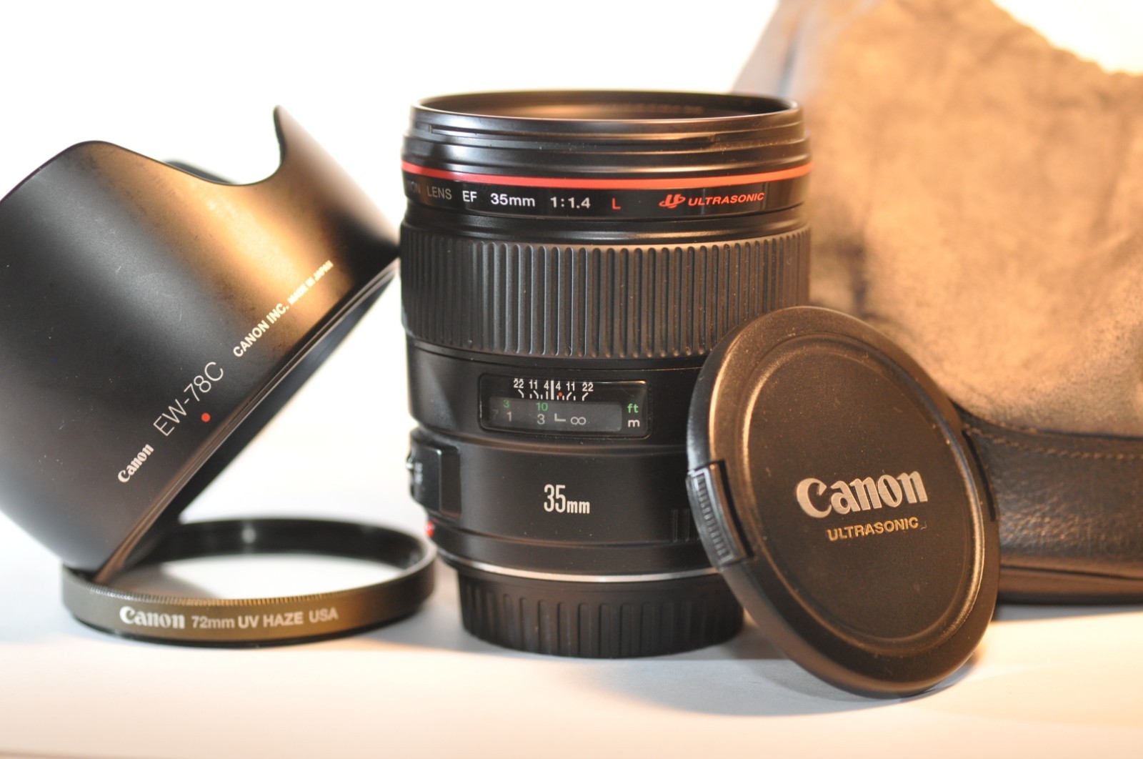 Canon EF 35mm f/1.4 L USM PRIME FX lens for EOS A2 Elan 90D 80D T8 T7 SL 5D 1D