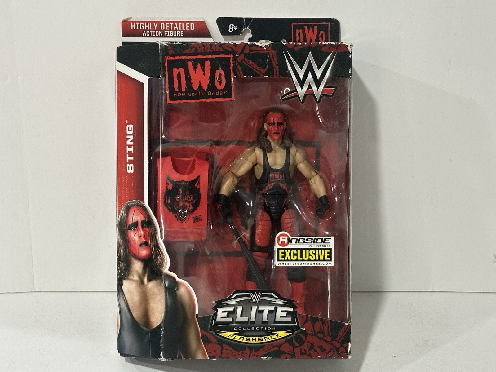 WWE Elite Flashback NWO Wolfpac Sting Ringside Exclusive Sealed 2016 Mattel Rare WWE Elite Flashback NWO Wolfpac Sting Ringside Exclusive Sealed 2016 Mattel Rare