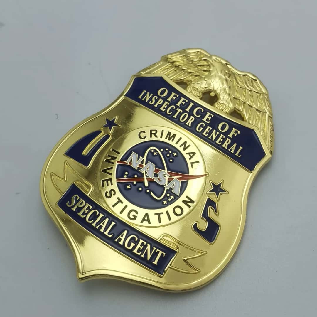 Brand NEW U.S. badge Collection Product N.A.S.A Movie prop