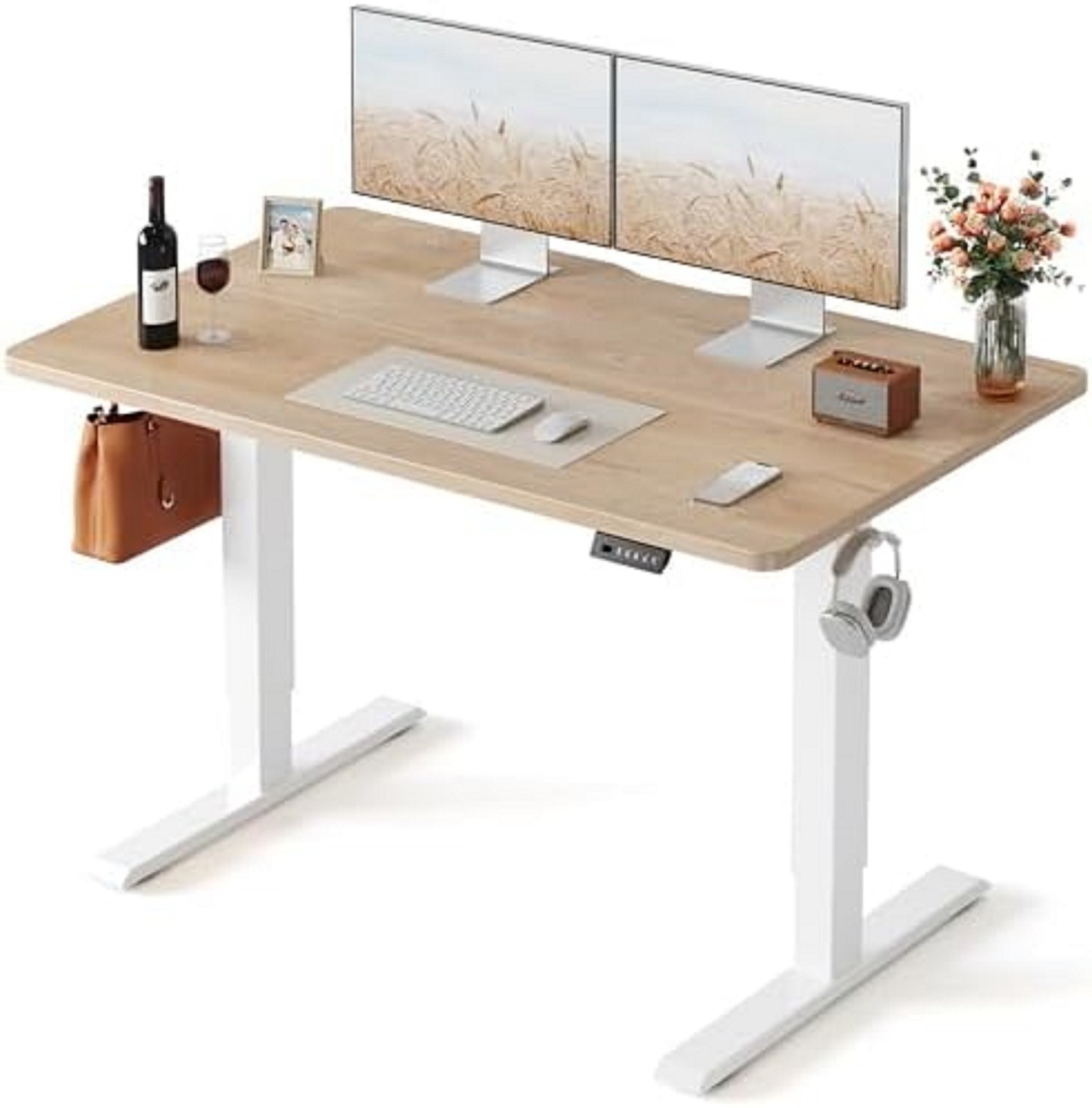 FLEXISPOT EN1 One-Piece Standing Desk, Electric Adjustable with Memory Presets, FLEXISPOT EN1 One-Piece Standing Desk, Electric Adjustable with Memory Presets,