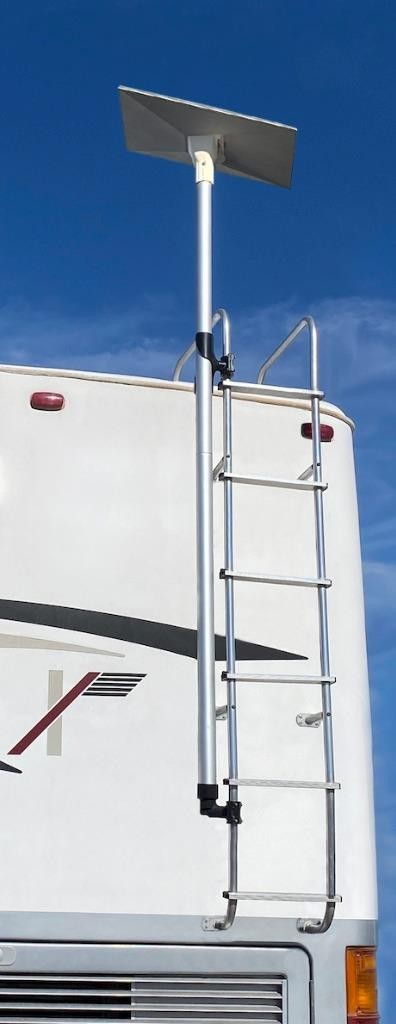 FlagPole Buddy Starlink Gen 3 Compatible Mounting Kit for RV Ladder Mount FlagPole Buddy Starlink Gen 3 Compatible Mounting Kit for RV Ladder Mount