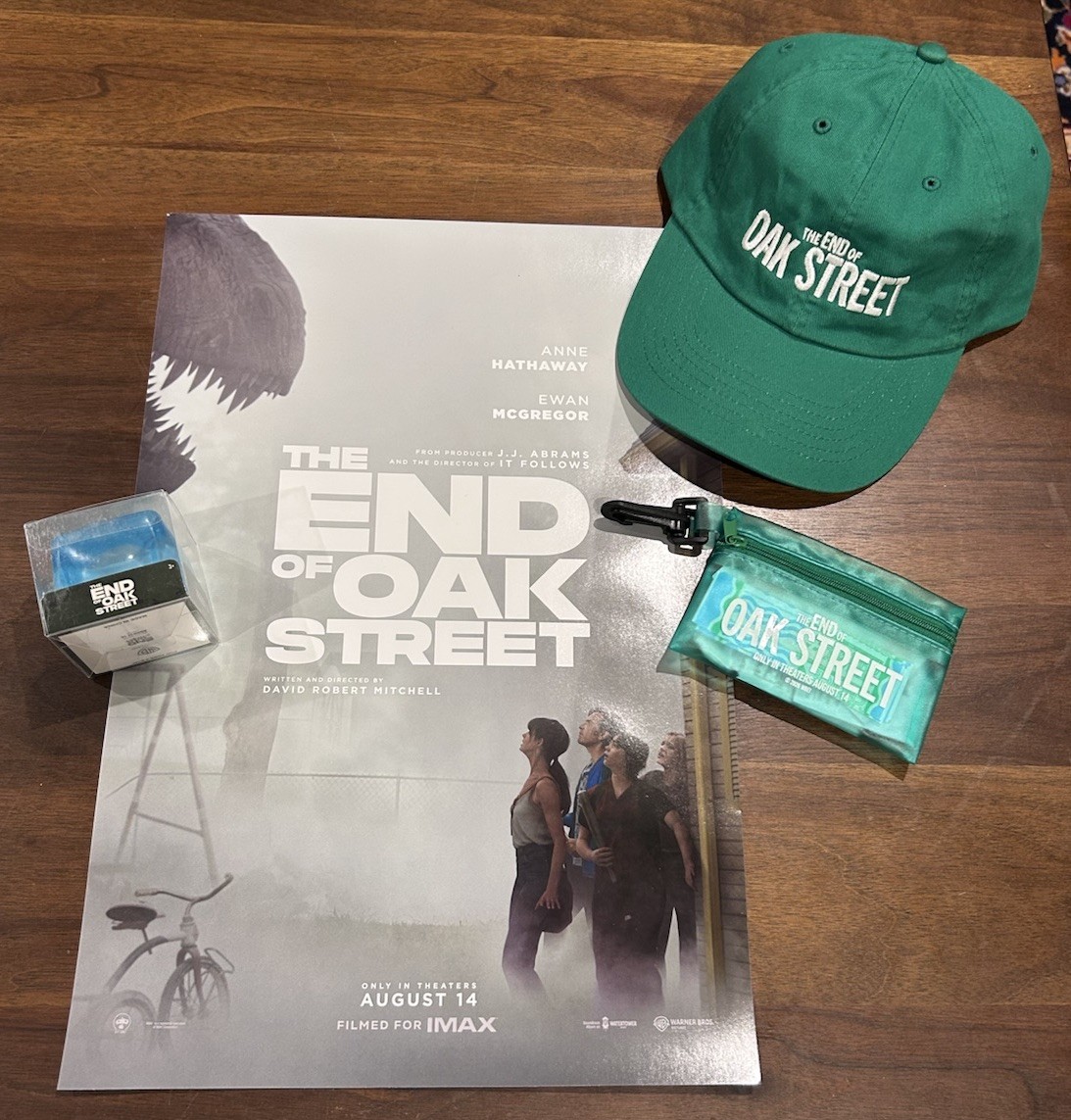 The End Of Oak Street Movie Green Baseball Hat, First Aid Kit, Stress Sq, Poster