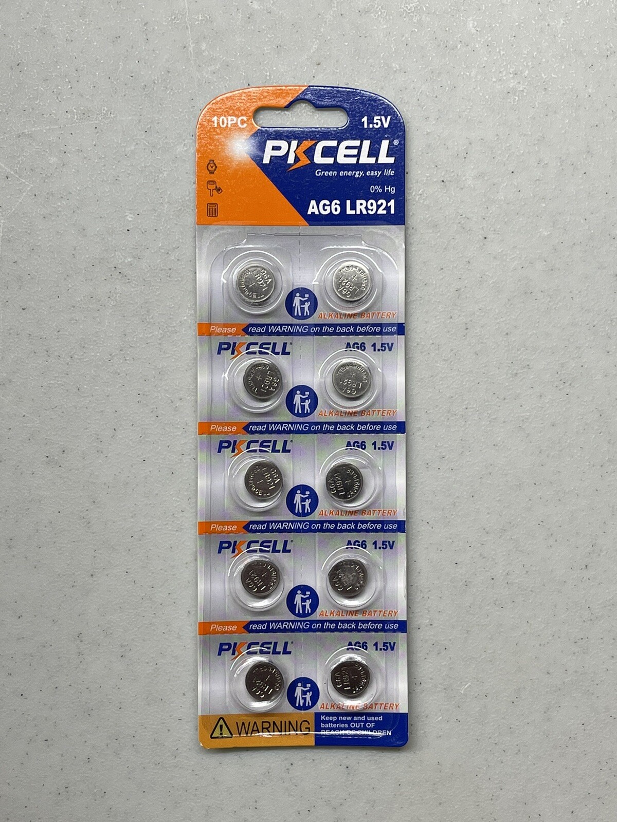10 Pack AG6 SR920SW SR921SW BUTTON CELL BATTERY WATCH Hg0% US FRESH 