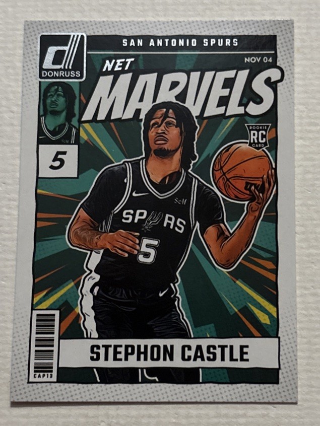 2024-25 Panini Donruss - Net Marvels Stephon Castle #23 (RC) 2024-25 Panini Donruss - Net Marvels Stephon Castle #23 (RC)