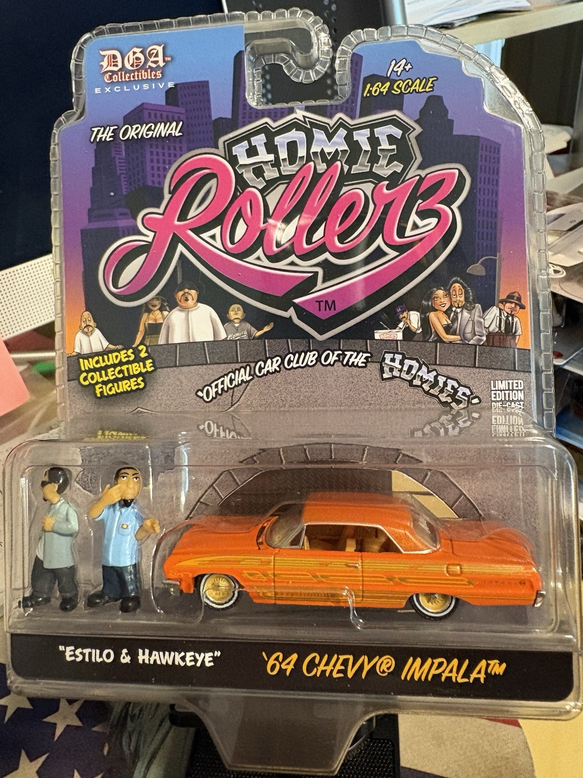 Greenlight 2025 DGA Homie Rollers \'64 Chevy Impala Estilo & Hawkeye Greenlight 2025 DGA Homie Rollers \'64 Chevy Impala Estilo & Hawkeye
