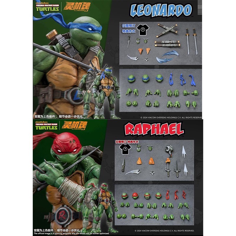 1PCS LING JIHUN 1/12 Teenage Mutant Ninja Turtles Leonardo Raphael Figure NEW 1PCS LING JIHUN 1/12 Teenage Mutant Ninja Turtles Leonardo Raphael Figure NEW