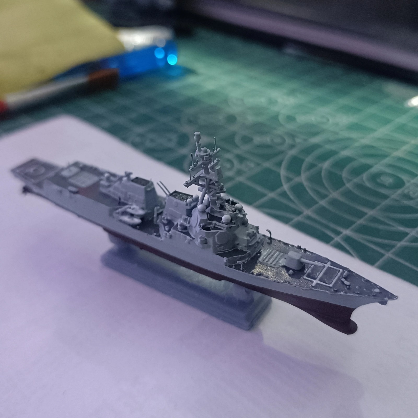1/2000 US Arleigh Burke Flight III Destroyer Finished Model 8cm(3.15in) 1/2000 US Arleigh Burke Flight III Destroyer Finished Model 8cm(3.15in)
