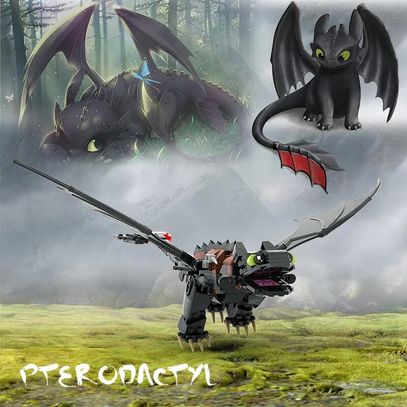 YOUFOY Night Fury Toothless Dragon Construction Toys Set For Kids YOUFOY Night Fury Toothless Dragon Construction Toys Set For Kids