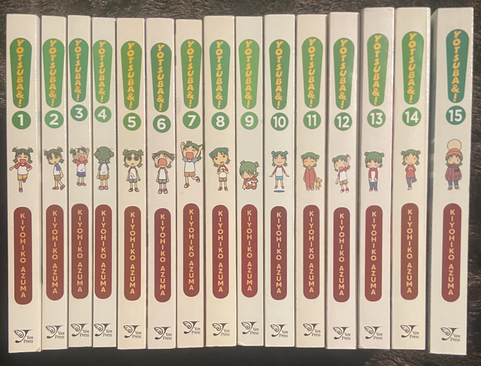 BRAND NEW Yen Press Kiyohiko Azuma Yotsuba& Vol 1-15 English Manga Set BRAND NEW Yen Press Kiyohiko Azuma Yotsuba& Vol 1-15 English Manga Set
