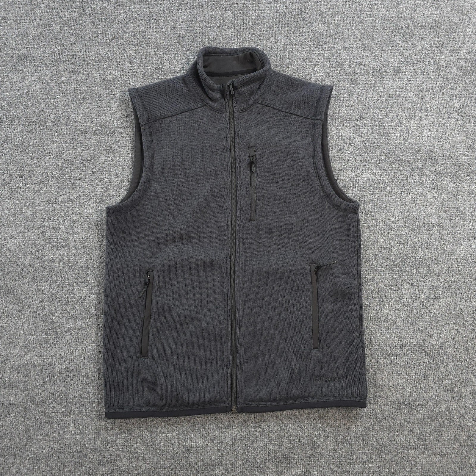 Filson Vest Mens Small Blue Ridgeway Fleece Hiking Outdoors Performance Polartec
