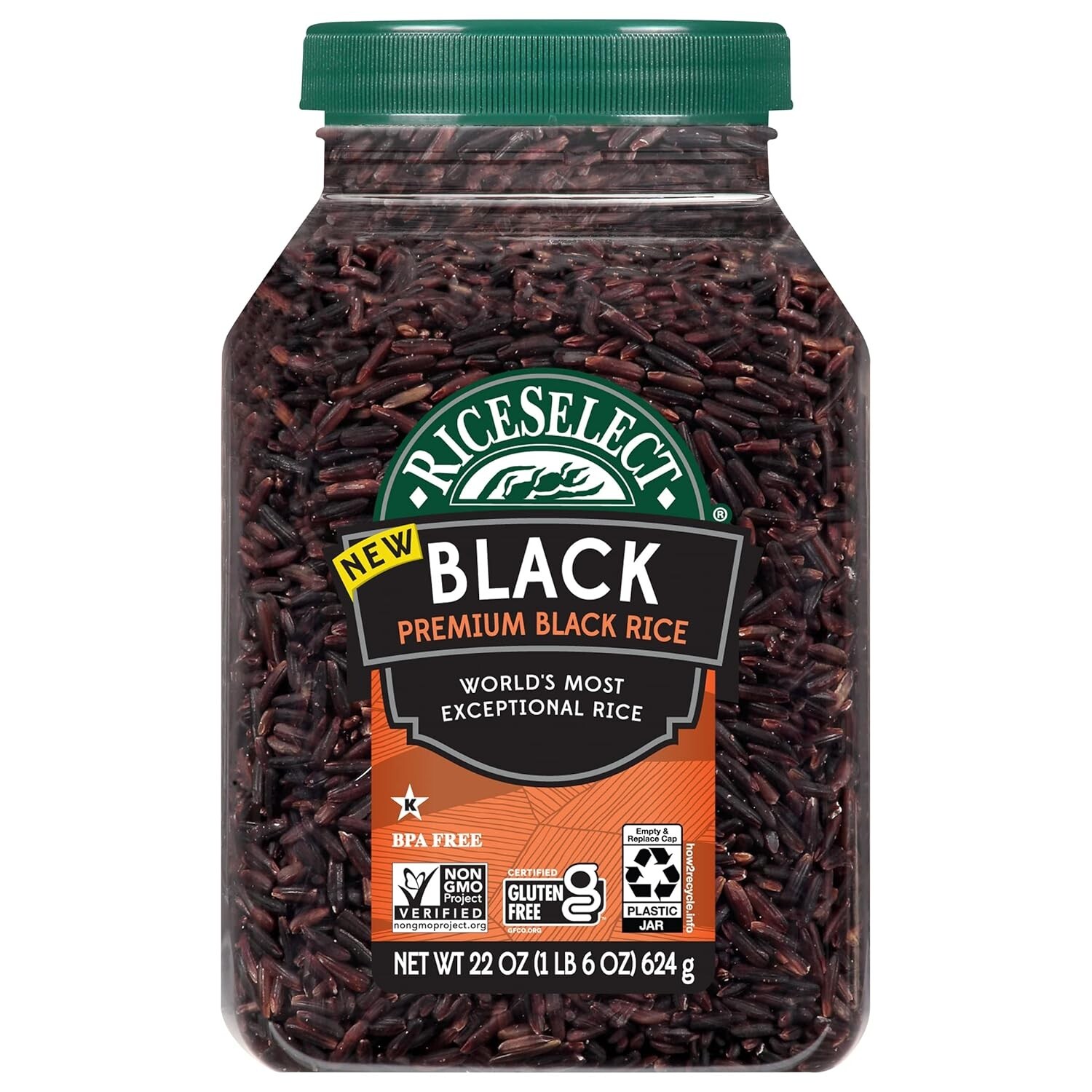 RiceSelect Premium Black Rice, Whole-Grain, Gluten-Free, Non-GMO, and Vegan Rice