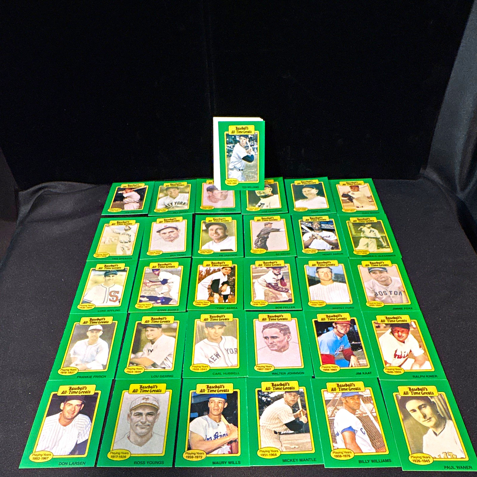 1987 Hygrade Baseball\'s All Time Greats MLB 50 Card Set with Williams, DiMaggio 1987 Hygrade Baseball\'s All Time Greats MLB 50 Card Set with Williams, DiMaggio