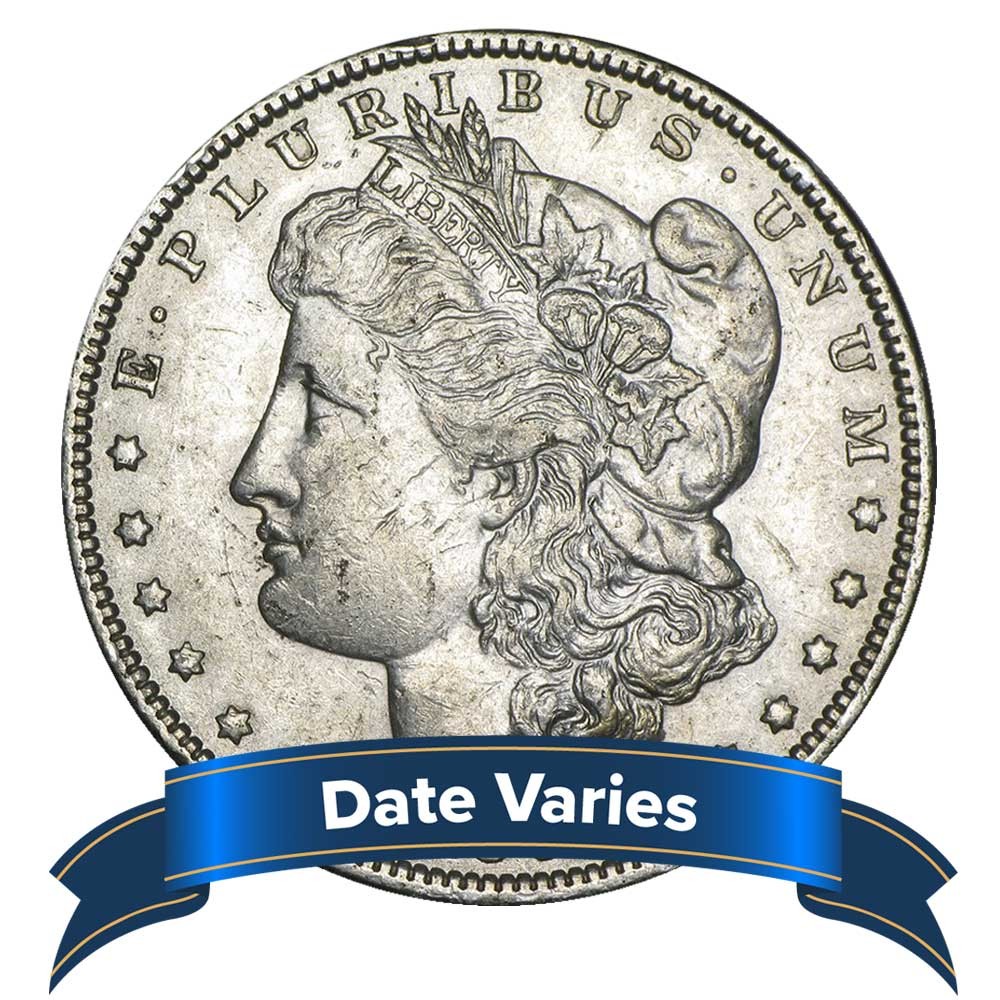 1878 - 1904 $1 Morgan Silver Dollar Extra Fine XF