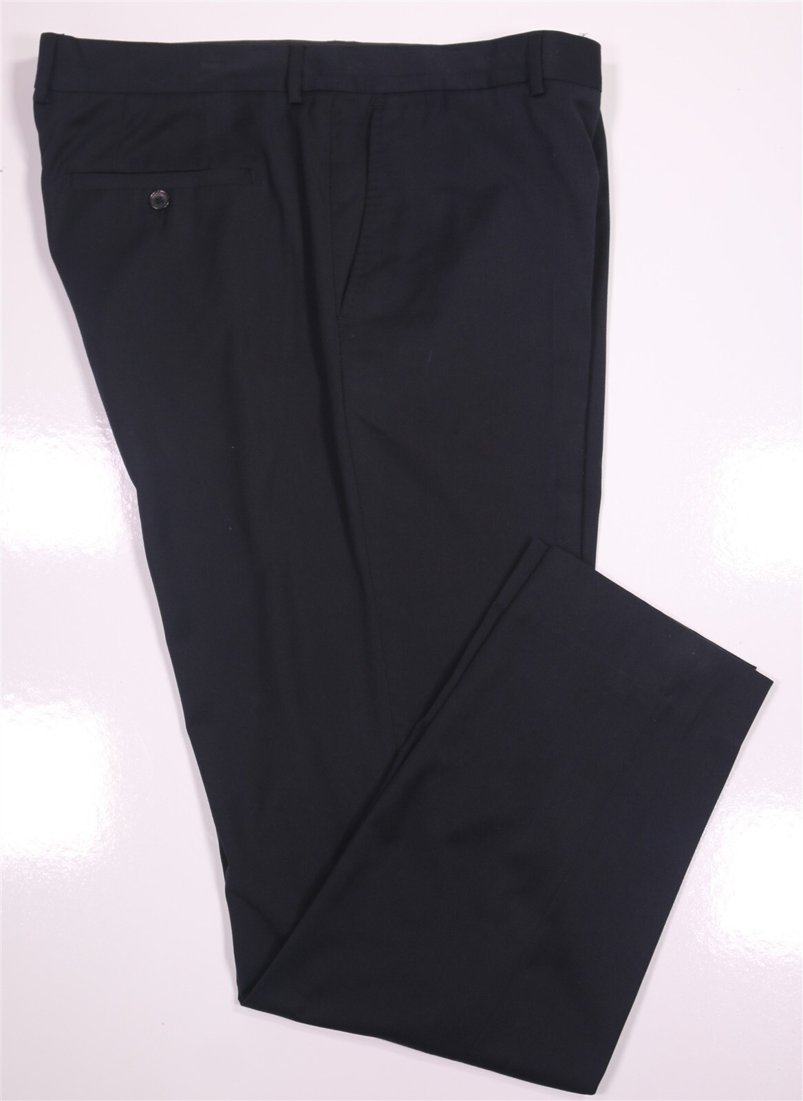 Bally of Switzerland Mens Navy Blue Performance Dress Pants 38x32