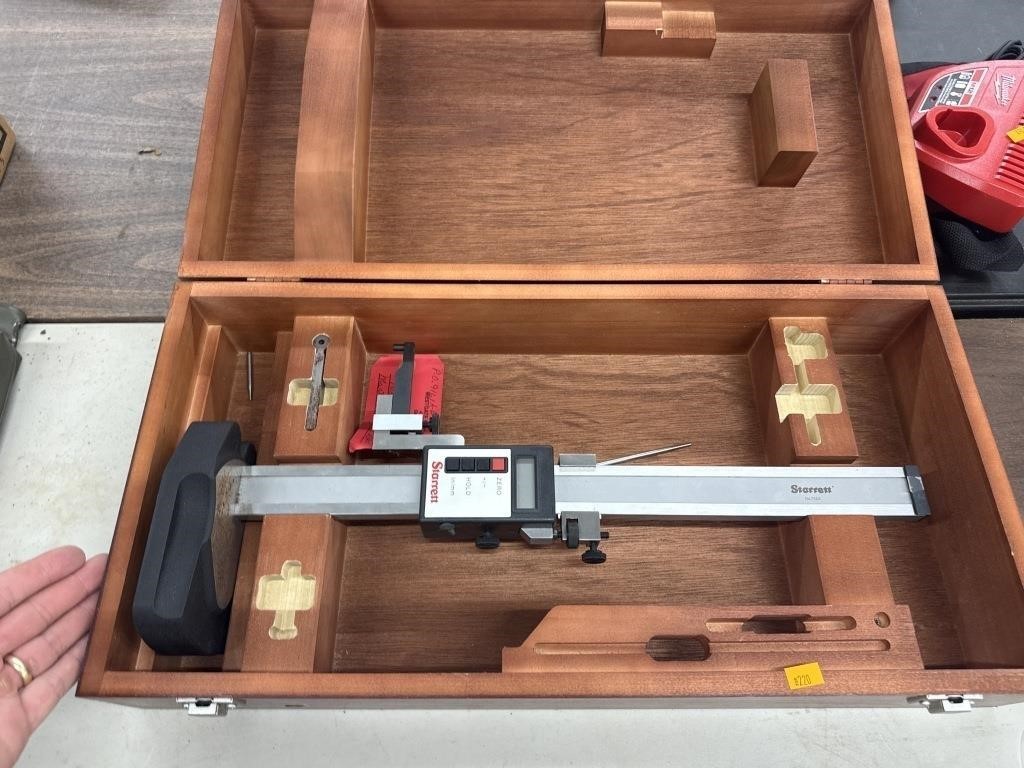 Starrett 752A Digital Height Gauge Measures But Won’t Shut Off Parts/Repair