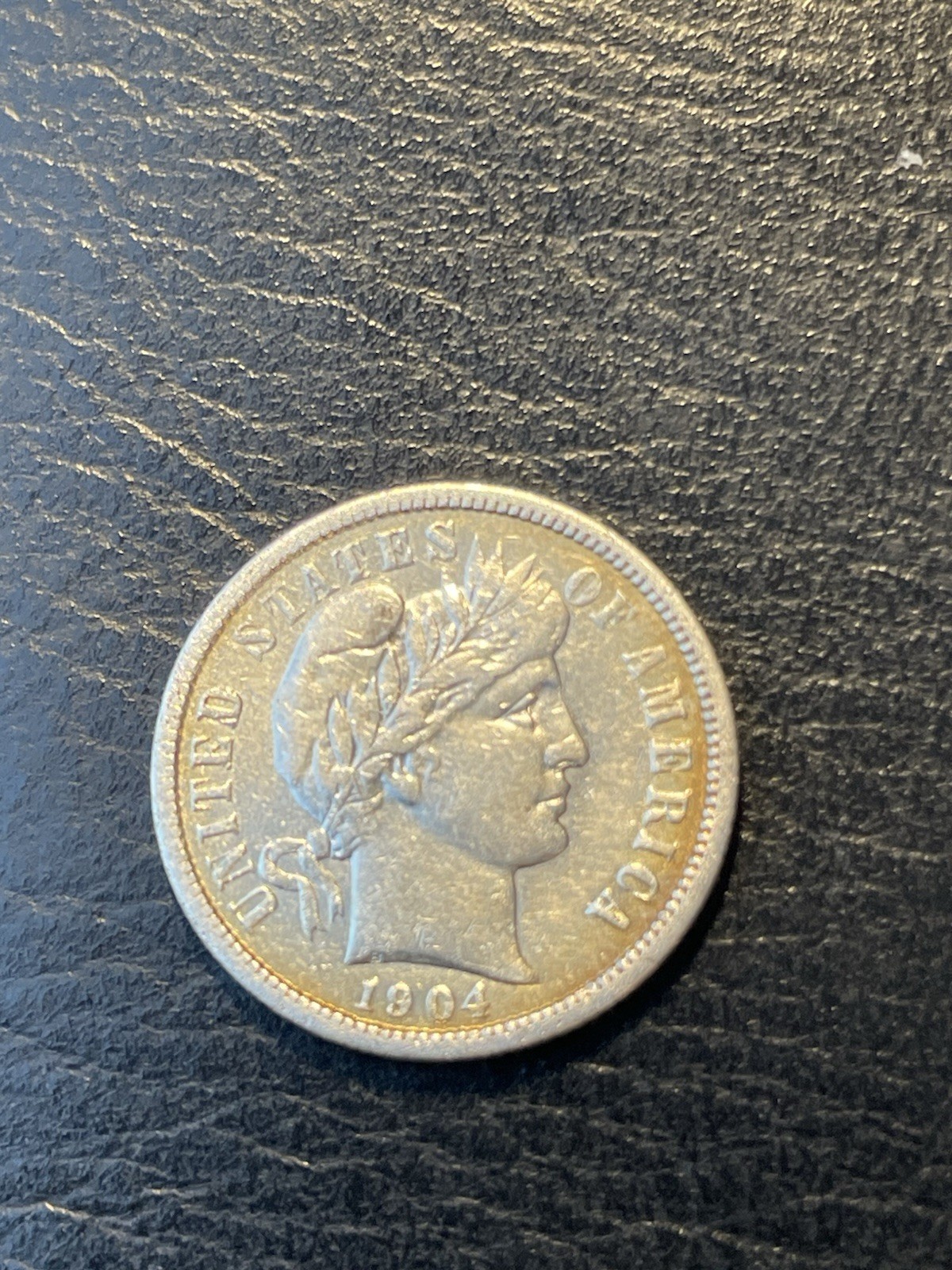 1904 Barber Silver Dime AU 1904 Barber Silver Dime AU