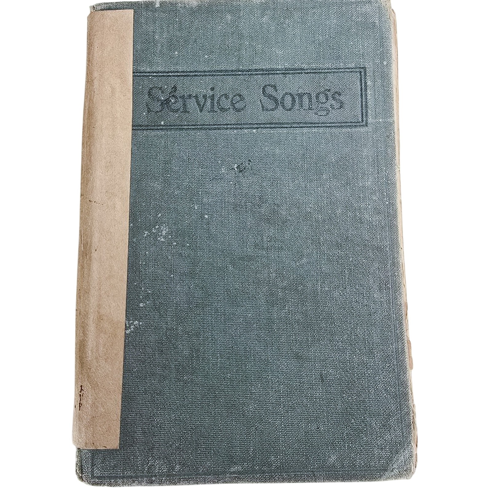 Service Songs Green Cloth HC Christian Endeavor Songbook Hymnal 1913 Antique