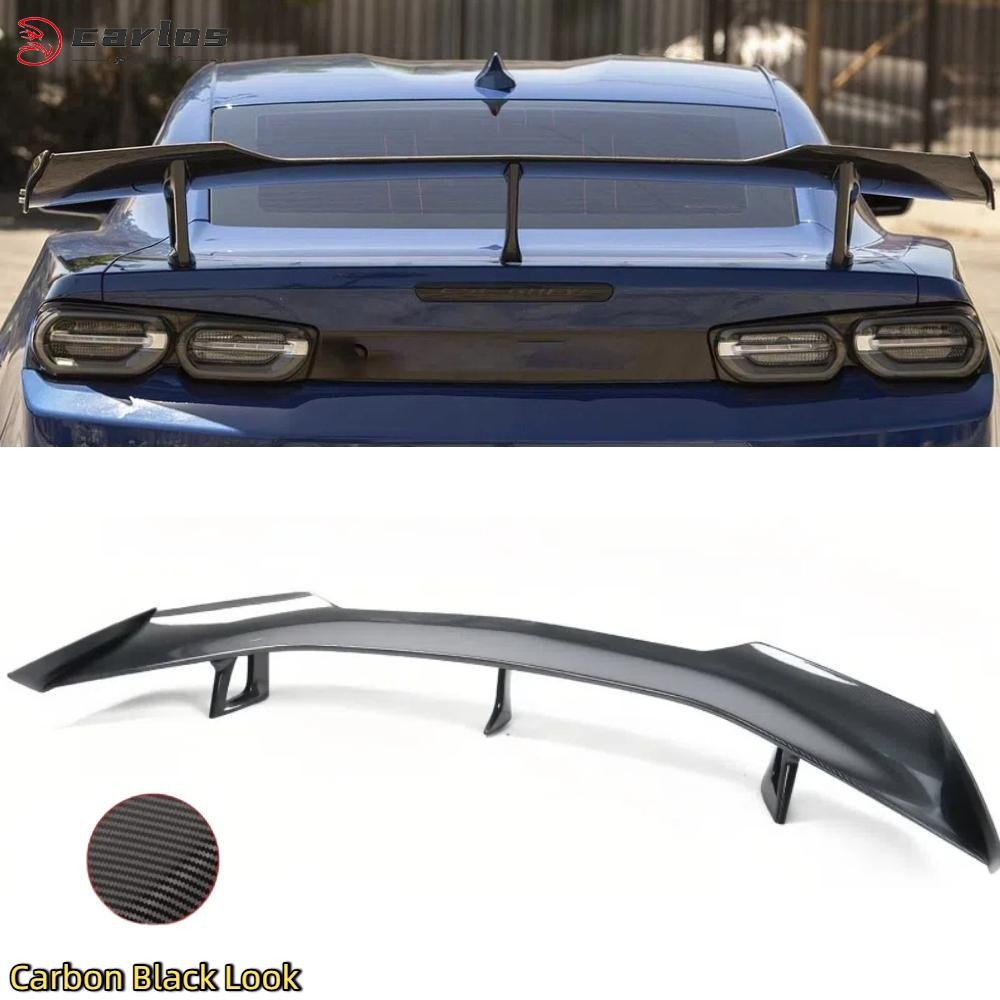 For 16-22 Chevy Camaro LT LS RS ZL1 SS Carbon Fiber Look Rear Trunk Spoiler Wing