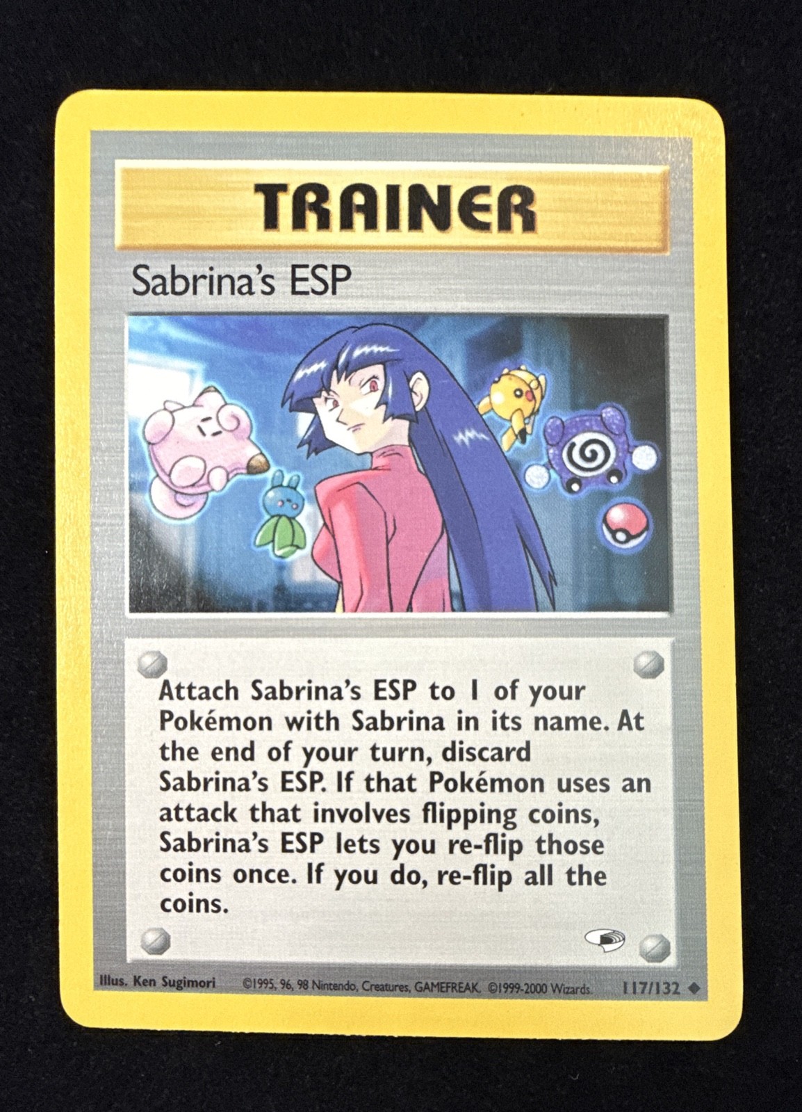 Sabrina\'s ESP - Gym Heroes - 117/132 - Pokemon TCG - LP Sabrina\'s ESP - Gym Heroes - 117/132 - Pokemon TCG - LP