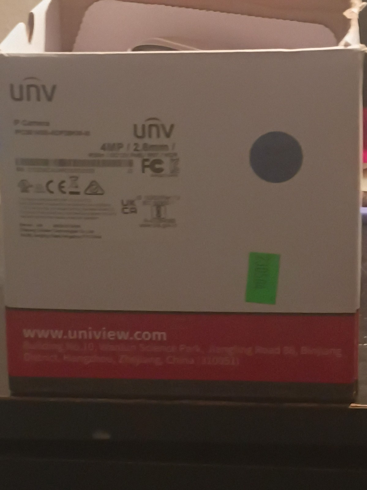 UNV Uniview 4MP IP Weatherproof IR Turret Camera IPC3614SR-ADF28KM-H Open Box UNV Uniview 4MP IP Weatherproof IR Turret Camera IPC3614SR-ADF28KM-H Open Box