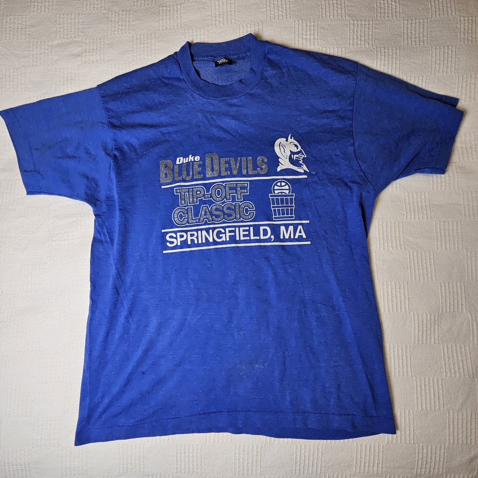 Rare 1988 Tip Off Classic Duke Vs Kentucky T-shirt Blue Devils Single Stitch Rare 1988 Tip Off Classic Duke Vs Kentucky T-shirt Blue Devils Single Stitch
