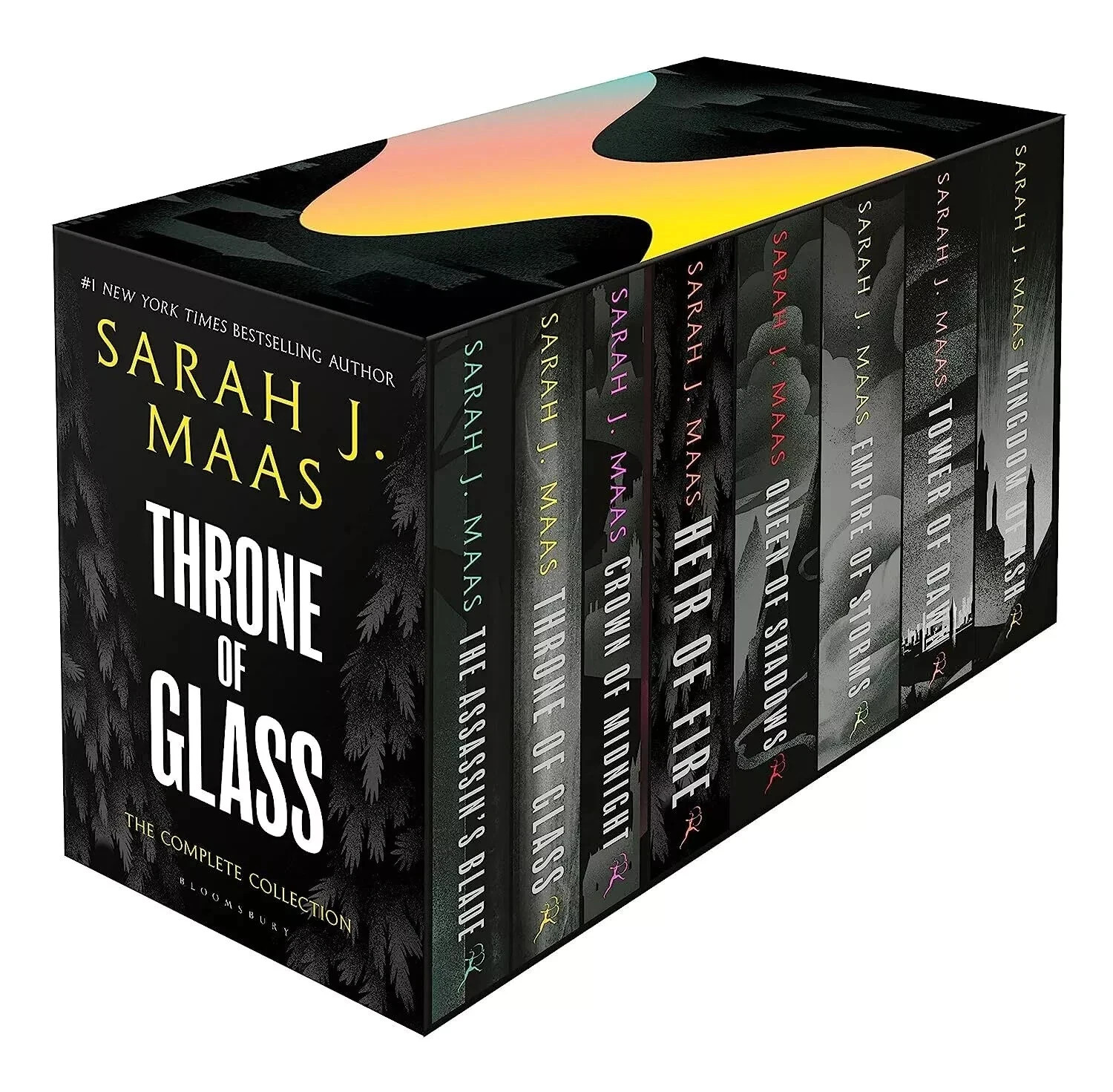 Throne of Glass 8 Books Box Set By Sarah J. Maas, Paperback Throne of Glass 8 Books Box Set By Sarah J. Maas, Paperback