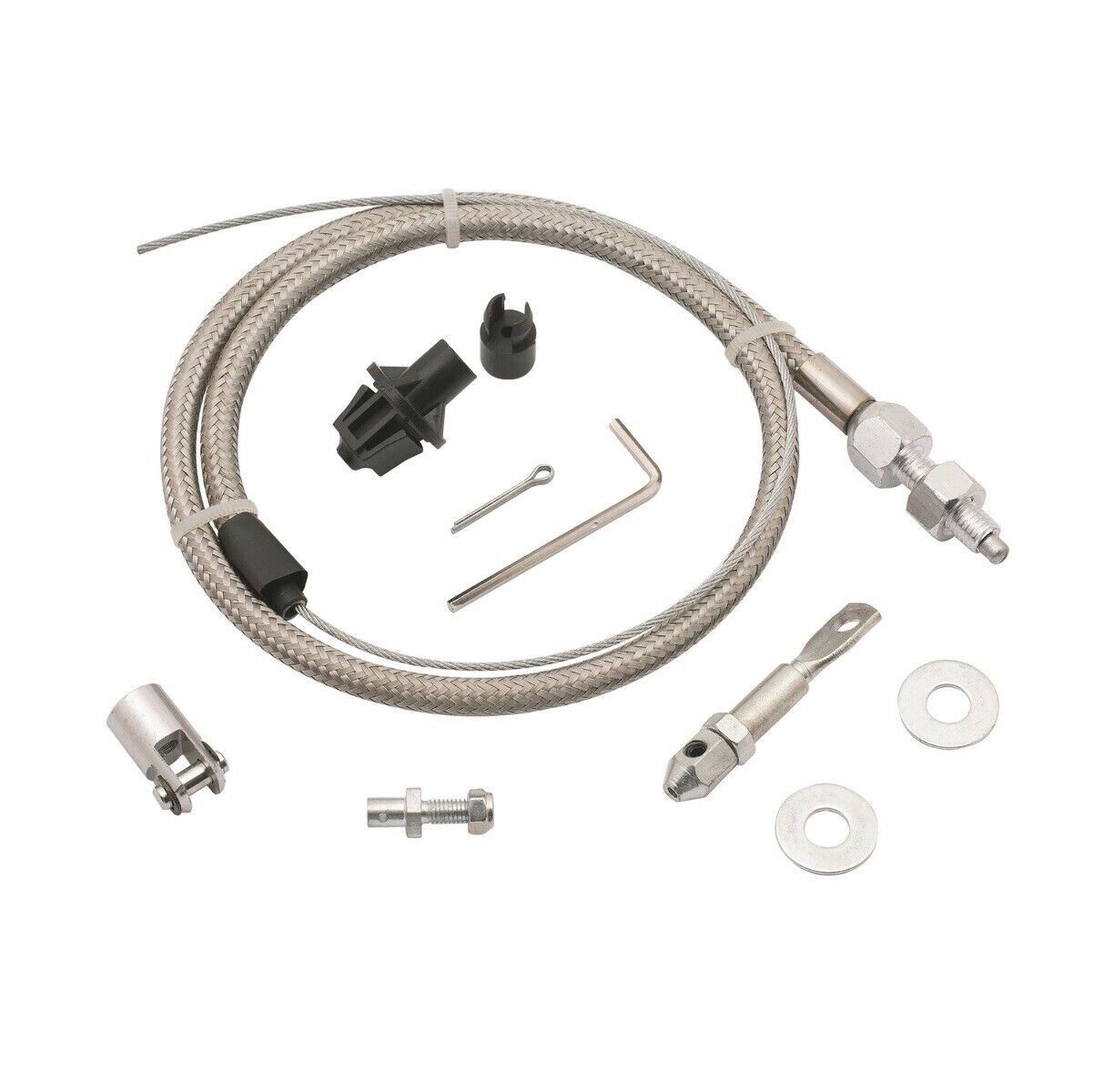 Mr. Gasket 5657 Steel Braided Throttle Cable Kit Mr. Gasket 5657 Steel Braided Throttle Cable Kit