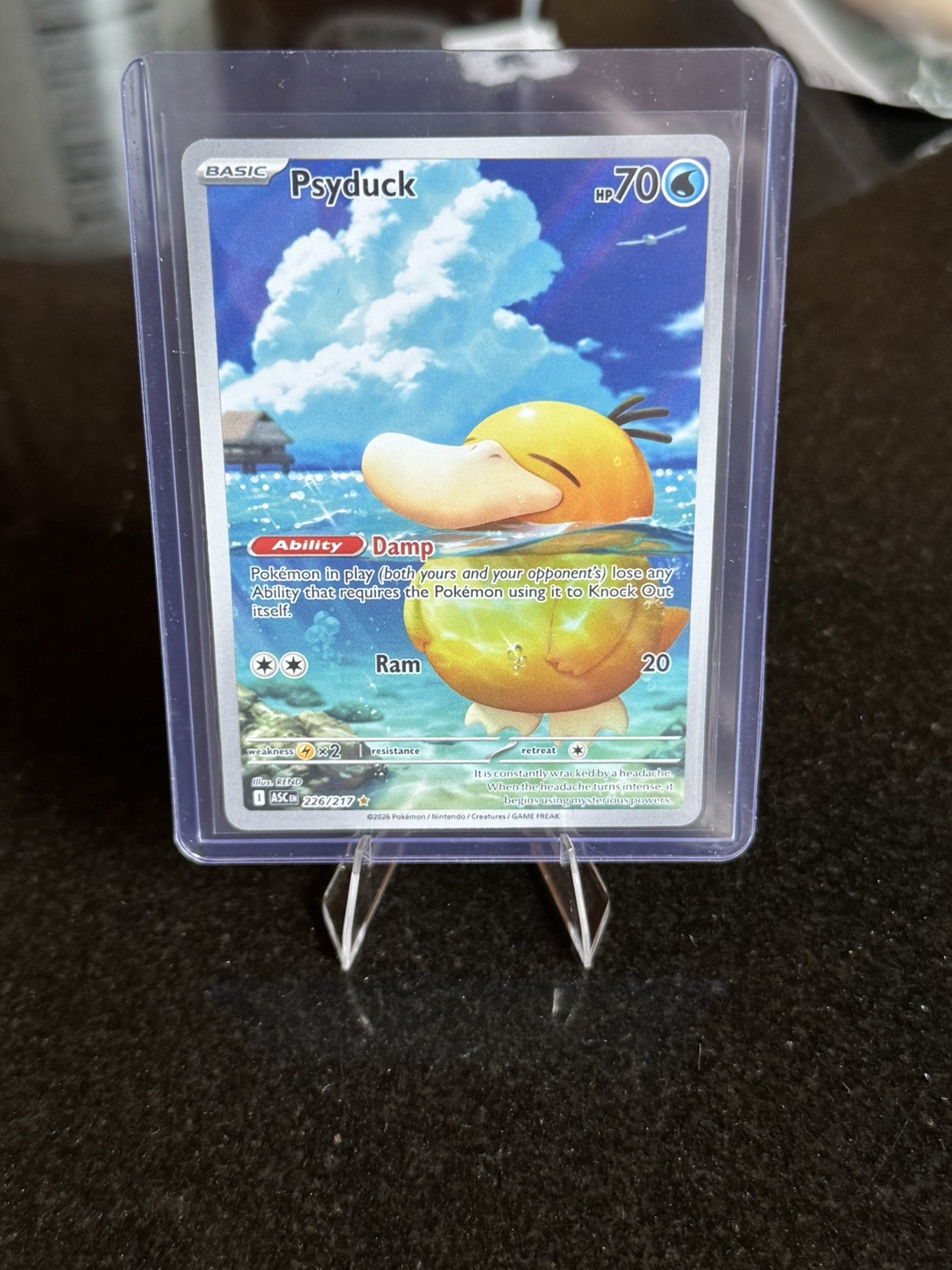 Psyduck 226/217 ME: Ascended Hero’s Illustration Rare Psyduck 226/217 ME: Ascended Hero’s Illustration Rare