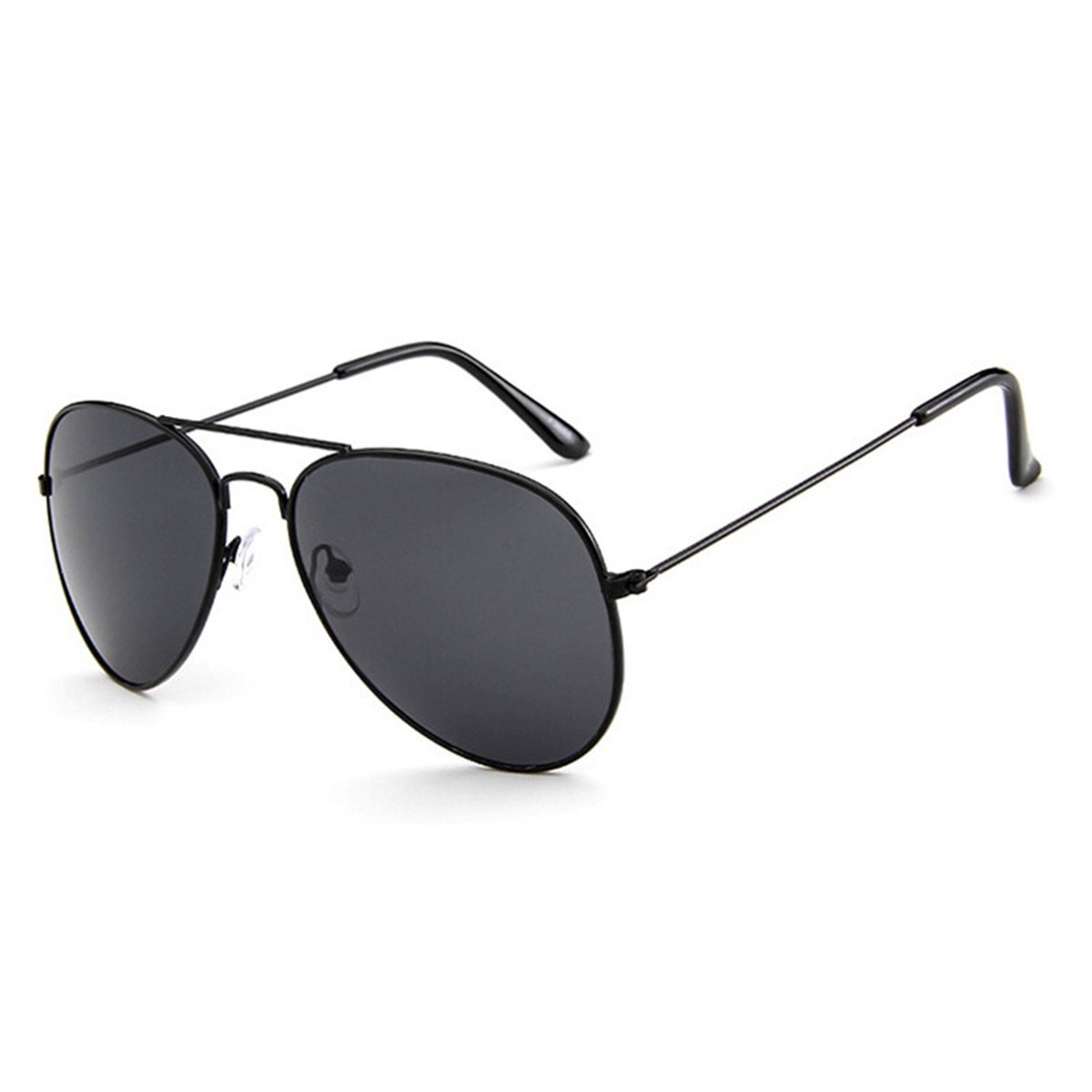Men's Classic Aviator UV400 Sunglasses Metal Frame Double Bridge Pilot Style