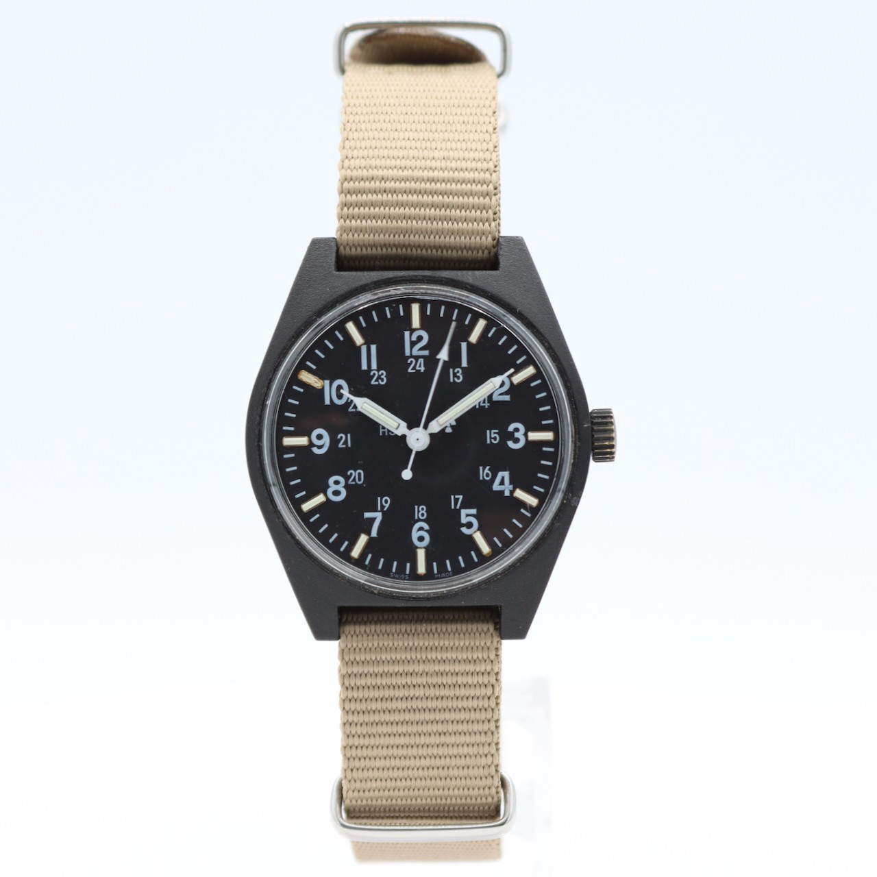 Vintage Marathon H3 Military Mechanical Wristwatch Reinforced Resin MIL-W-46394E Vintage Marathon H3 Military Mechanical Wristwatch Reinforced Resin MIL-W-46394E
