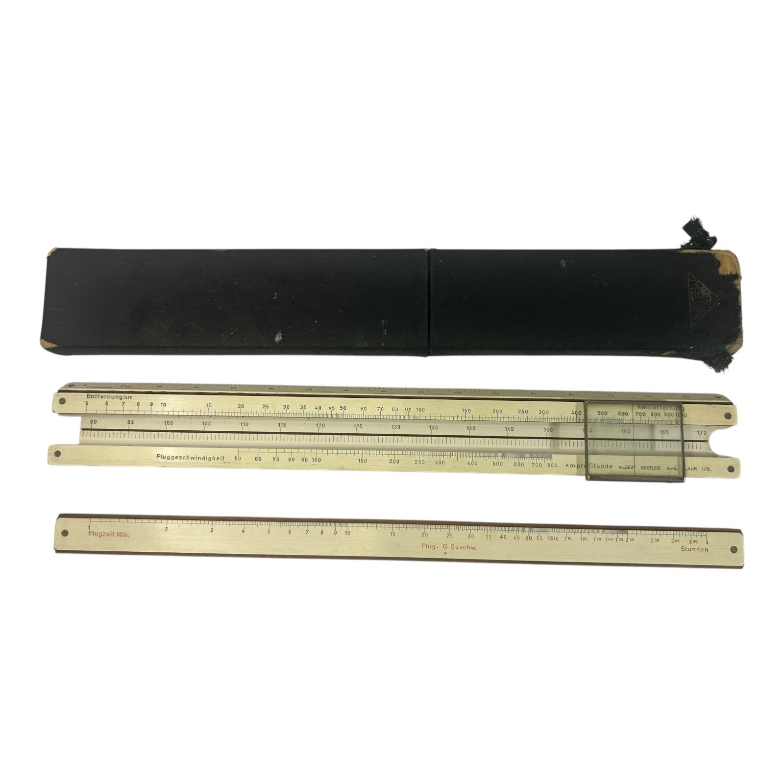 WWII Albert Nestler Aircraft Tracking Slide Rule - German Military Aeronautical