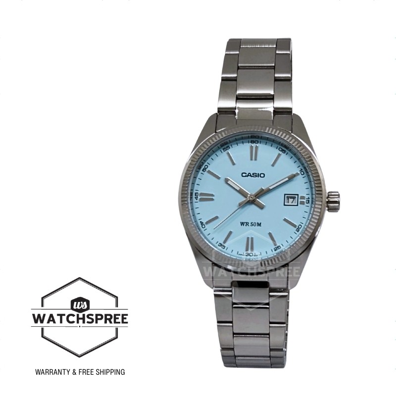 Casio Unisex Analog Stainless Steel Band Watch UTP1302PD-2A2 UTP-1302PD-2A2