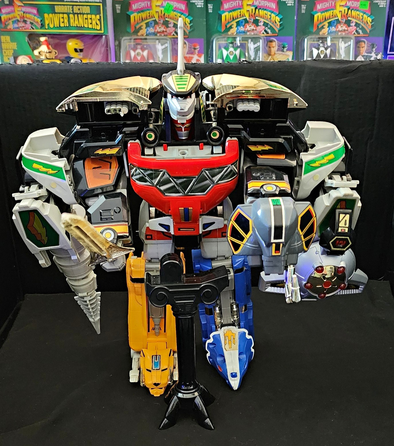 Mighty Morphin Power Rangers 1993 / MegaDragonzord / 98% Complete / *Read* Mighty Morphin Power Rangers 1993 / MegaDragonzord / 98% Complete / *Read*