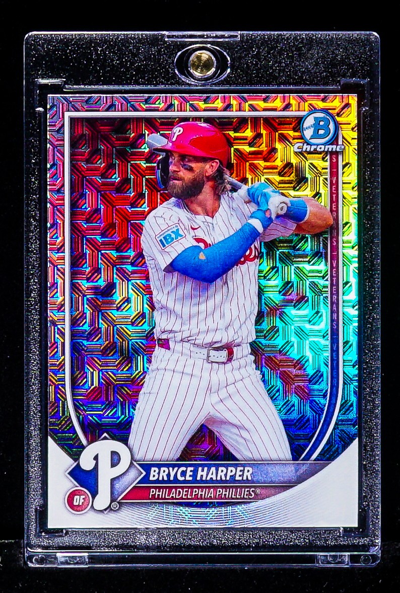 Bryce Harper REFRACTOR PRIZM CARD Philadelphia Phillies Bryce Harper REFRACTOR PRIZM CARD Philadelphia Phillies