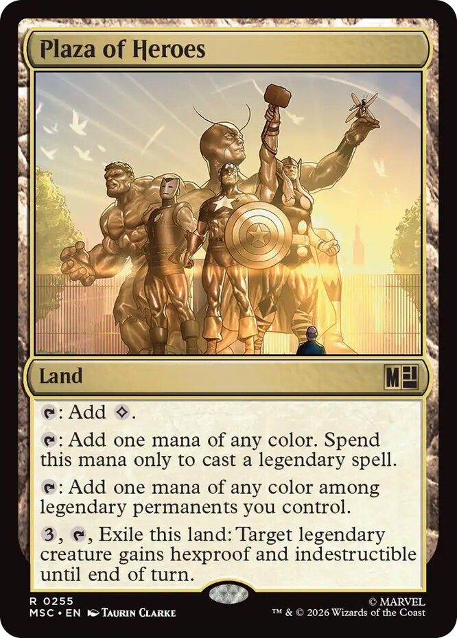 Plaza of Heroes NM-Mint Commander: Marvel Super Heroes MTG