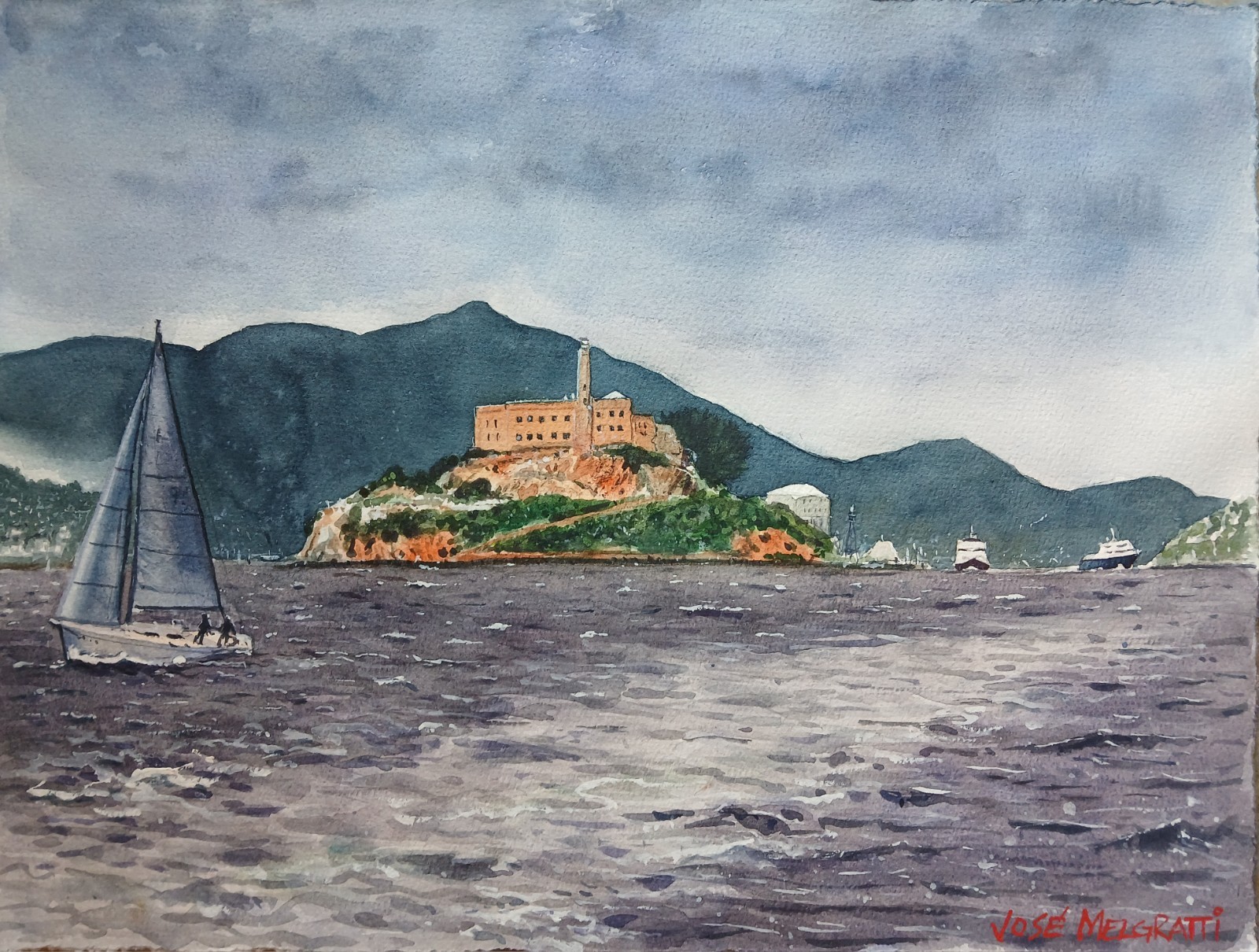 Original Painting in Watercolor \