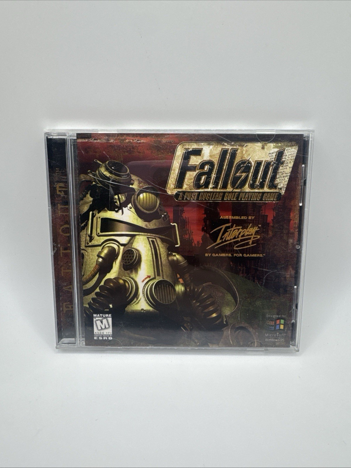 Fallout 1 original PC Game Disc And Case