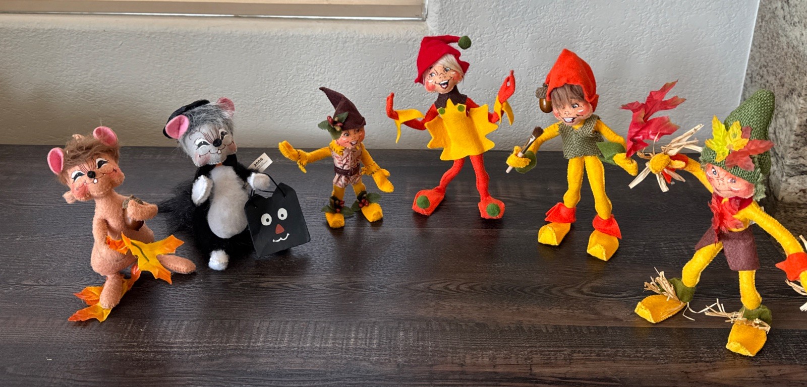 Lot of 6 Annalee Dolls Fall Elf’s, Halloween Mice dressed up, 75th acorn mouse Lot of 6 Annalee Dolls Fall Elf’s, Halloween Mice dressed up, 75th acorn mouse